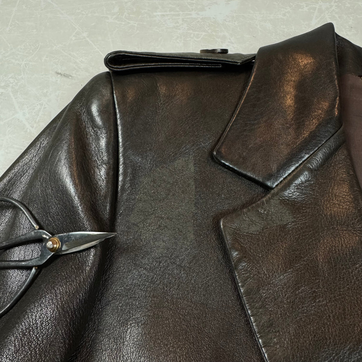 Gucci Tom Ford Era Soft Leather Blazer