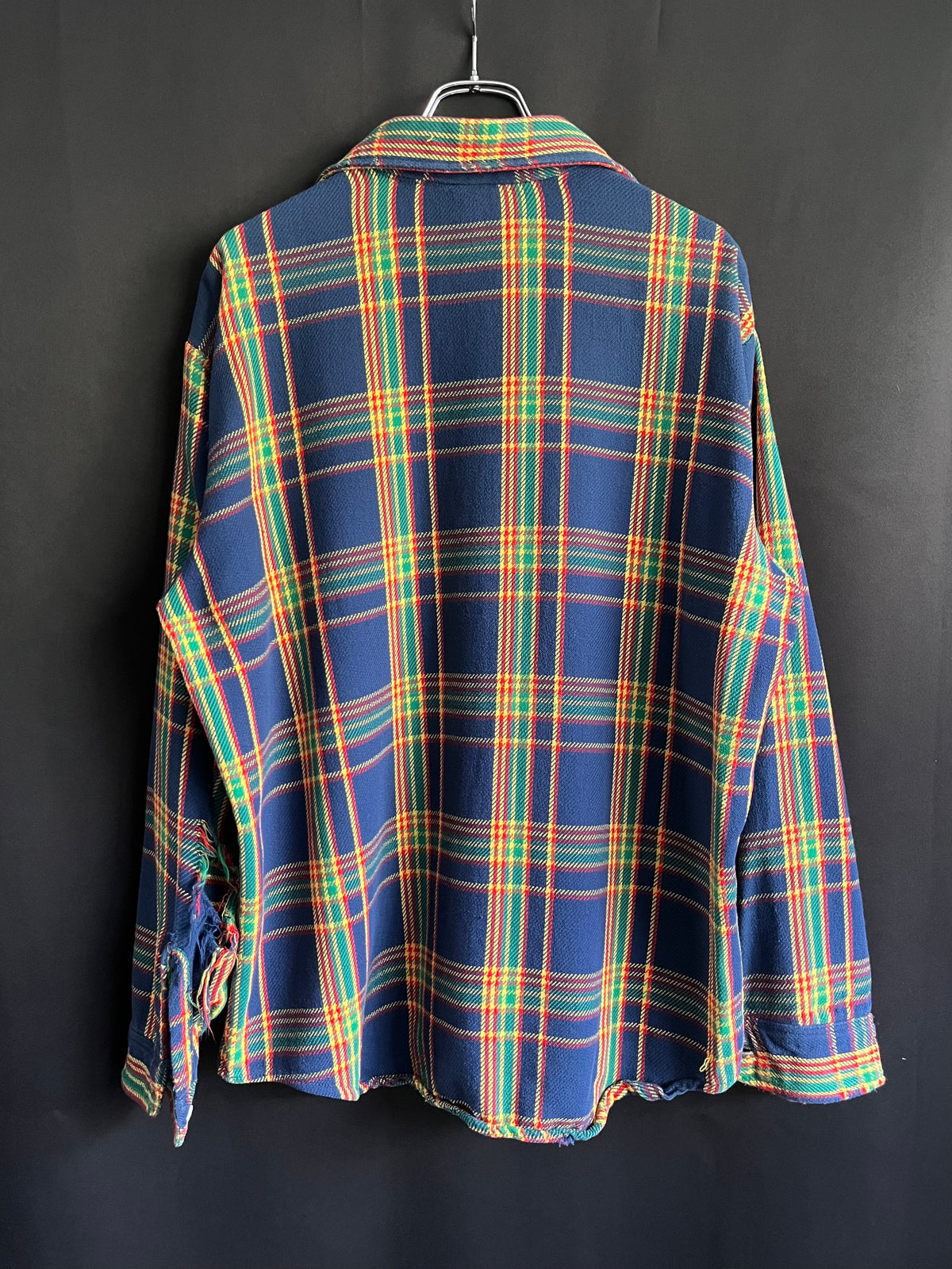 70s Big Mac Multicolor Distressed Cotton Flannel
