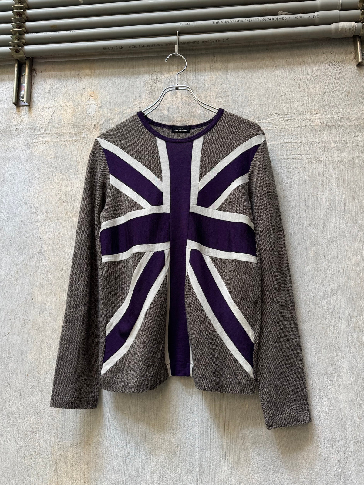 AD2000 Comme Des Garçons Tricot Union Jack Sweater