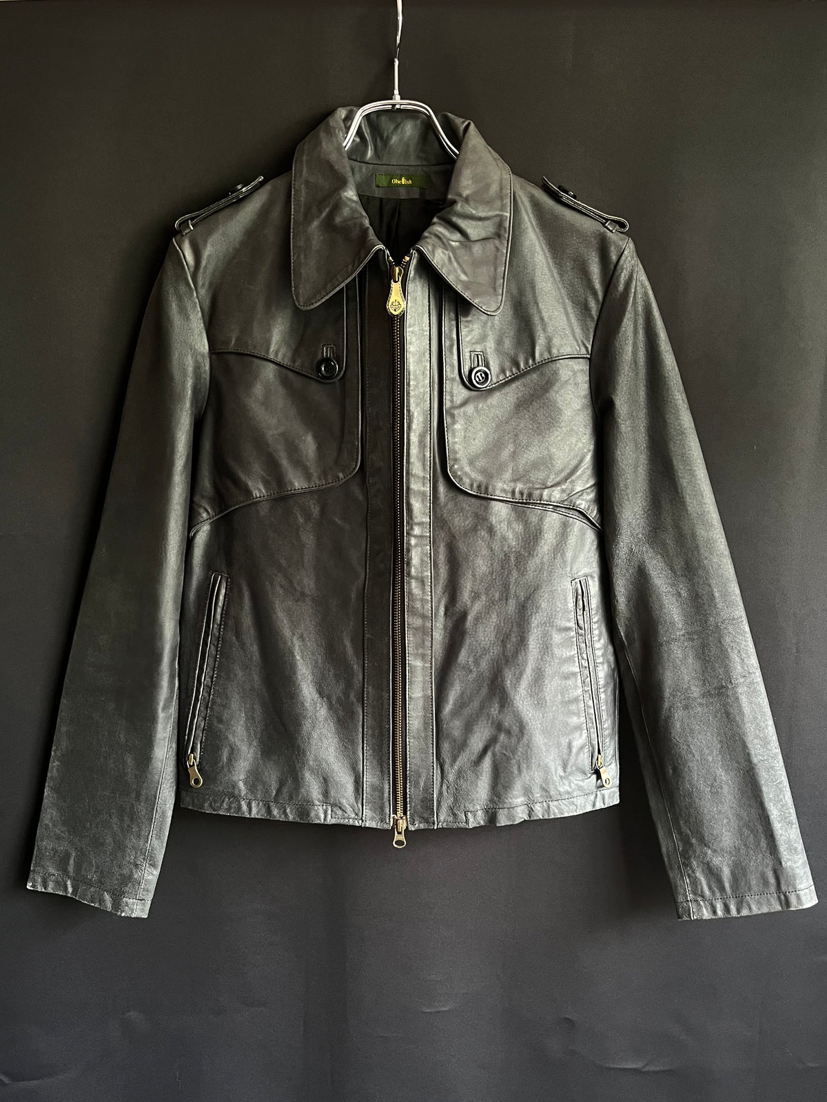 Obelisk JP Gill Paneled Leather Jacket