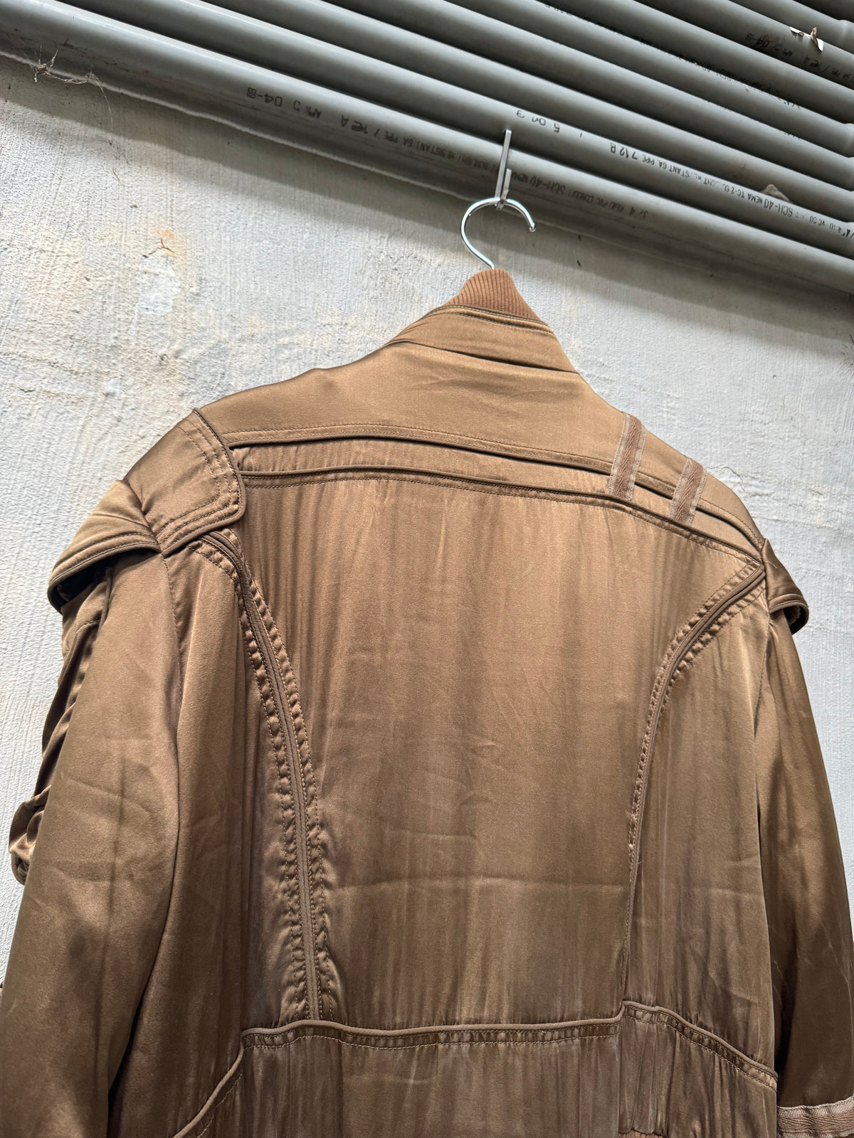 A/W 2005 Roberto Cavalli Silk Parachute Bondage Bomber