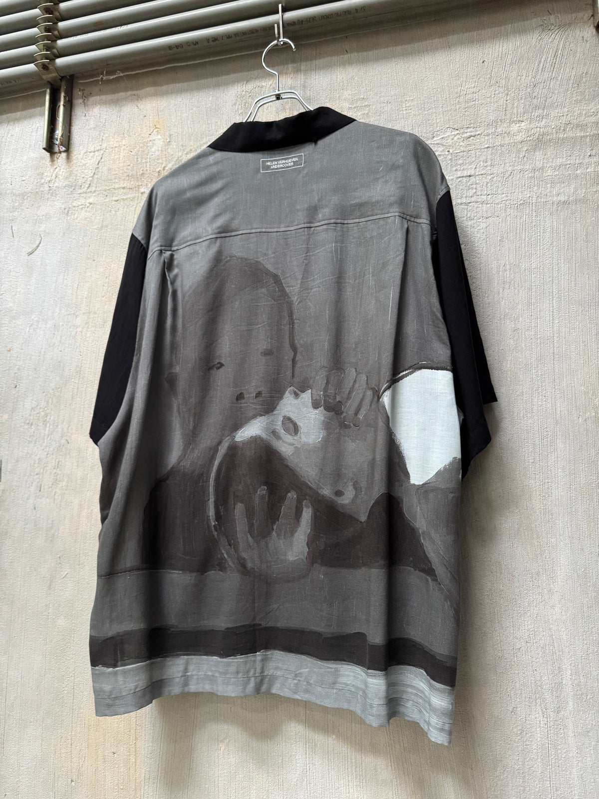 S/S ‘24 Undercover Helen Verhoeven Loop Collar Bowling Shirt