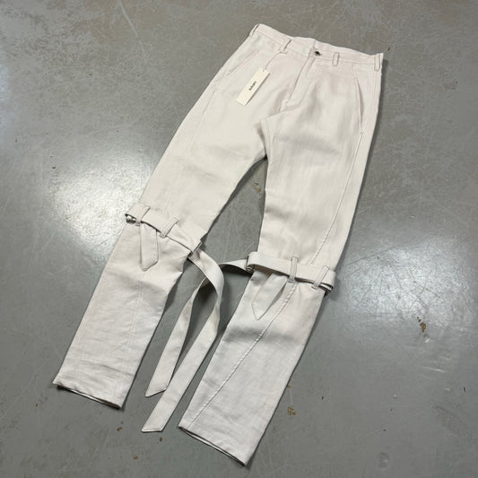 NWT Sulvam Linen Bondage Pants (30W x 33W) image 0