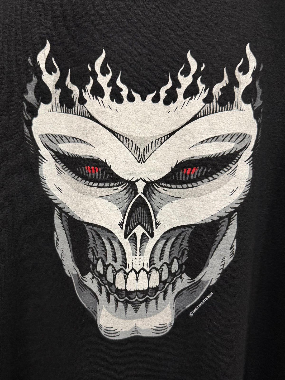 2004 White Skull Flame Longsleeve (XL/XXL)