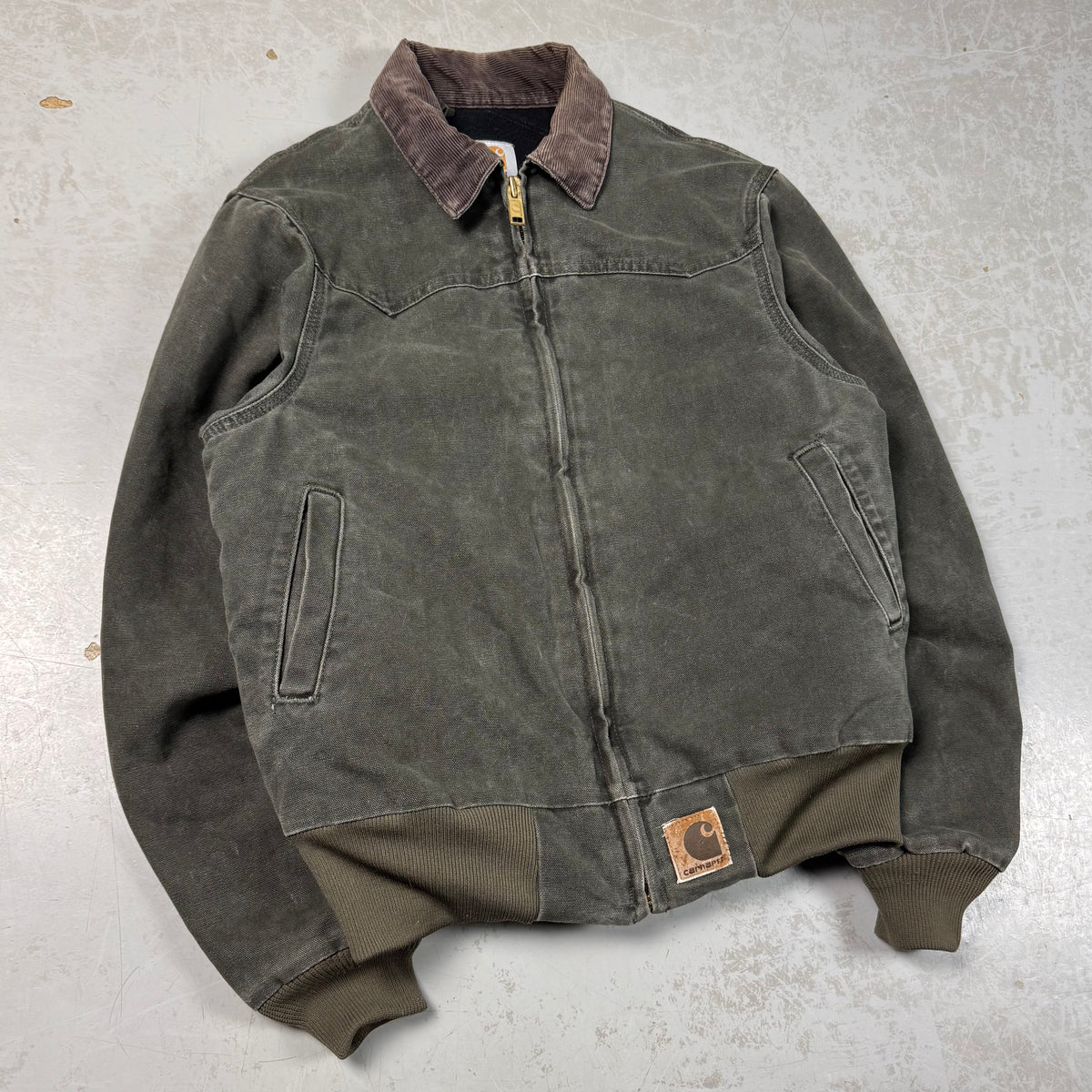 ‘00 Carhartt Santa Fe “Drab” Work Jacket
