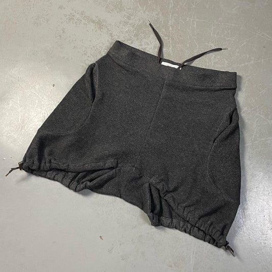 Hussein Chalayan Curved Seam, Reverse Pocket Fleece Shorts image 0