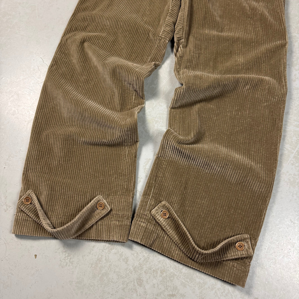 Prada Baggy Corduroy Snap Waist Pants (30-36W)