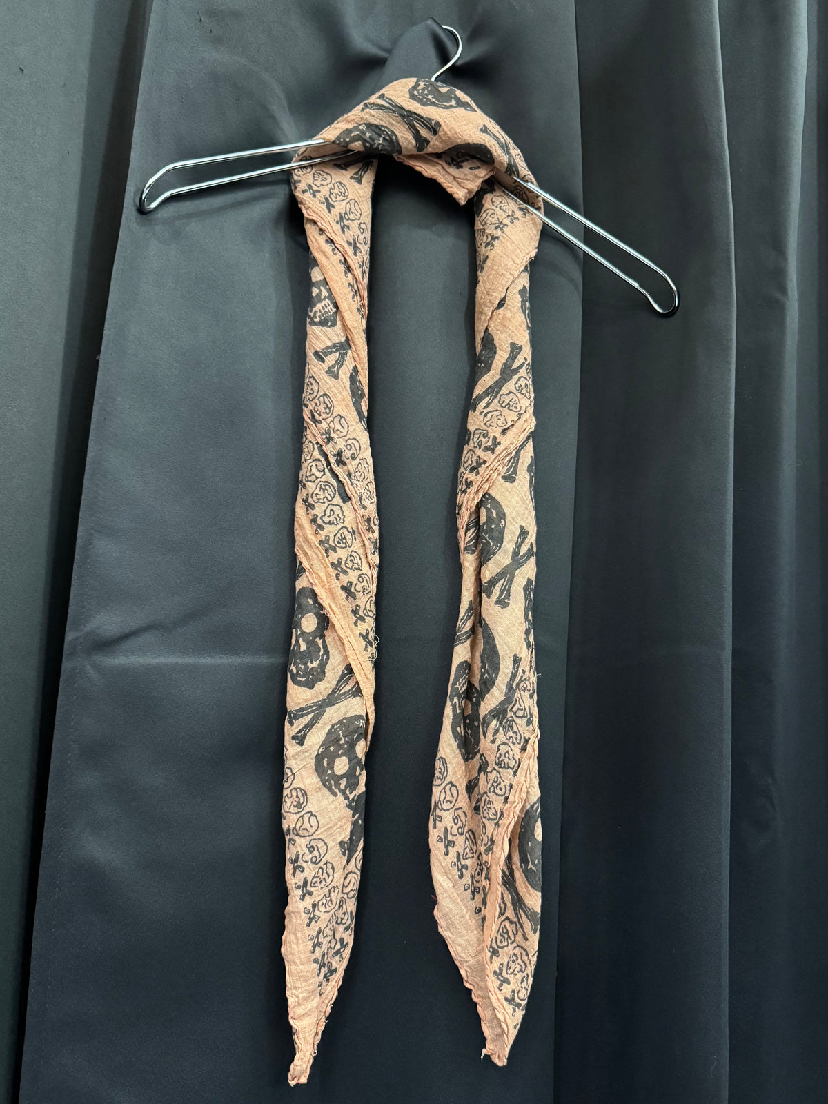 VTG Sheer Skull & Crossbones Scarf