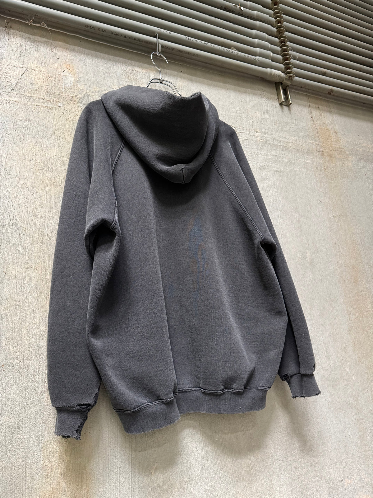 90s Thrashed Adidas Oversized Sun Faded Hoodie