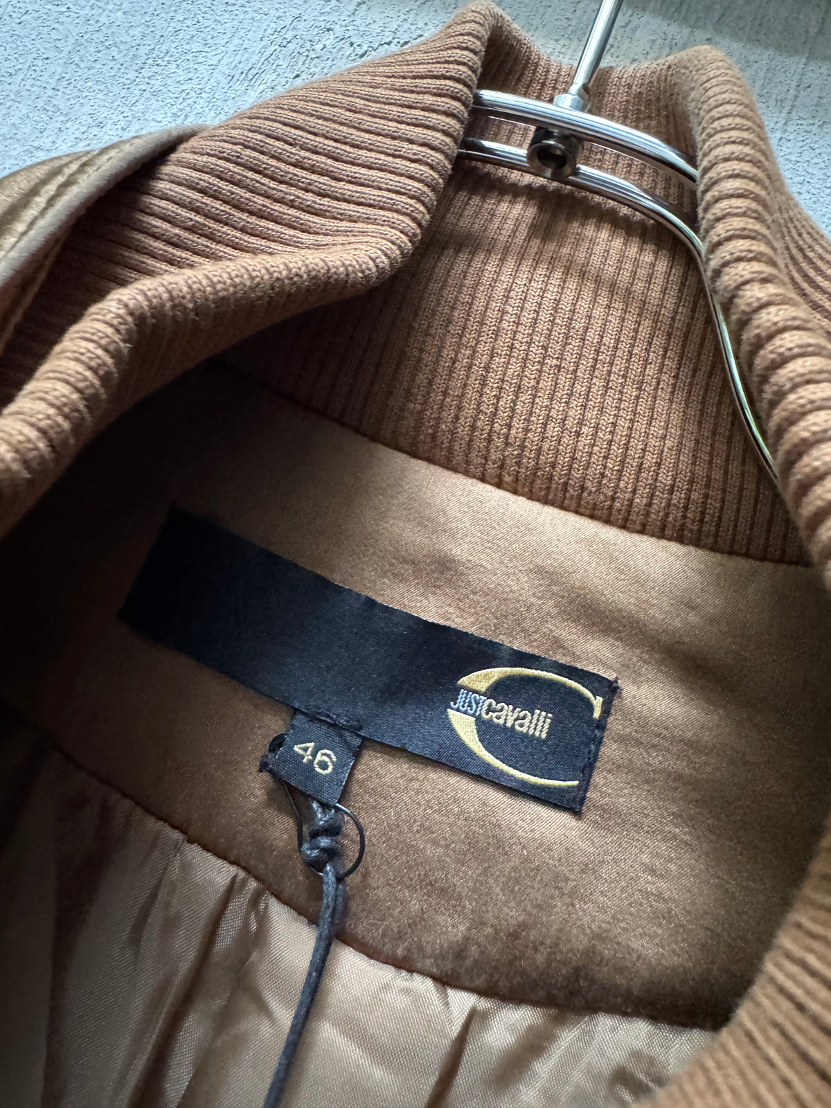 A/W 2005 Roberto Cavalli Silk Parachute Bondage Bomber