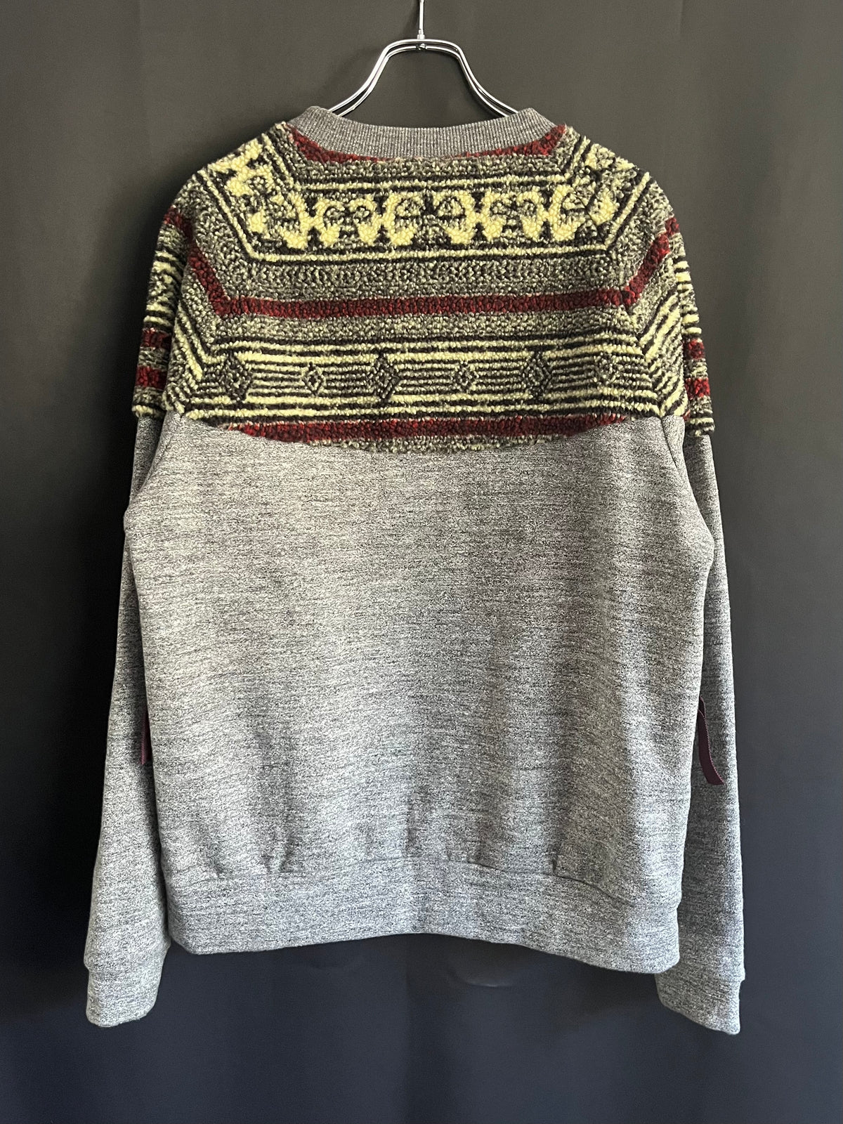 Kapital Bird’s Eye “Fleece Top” Crewneck
