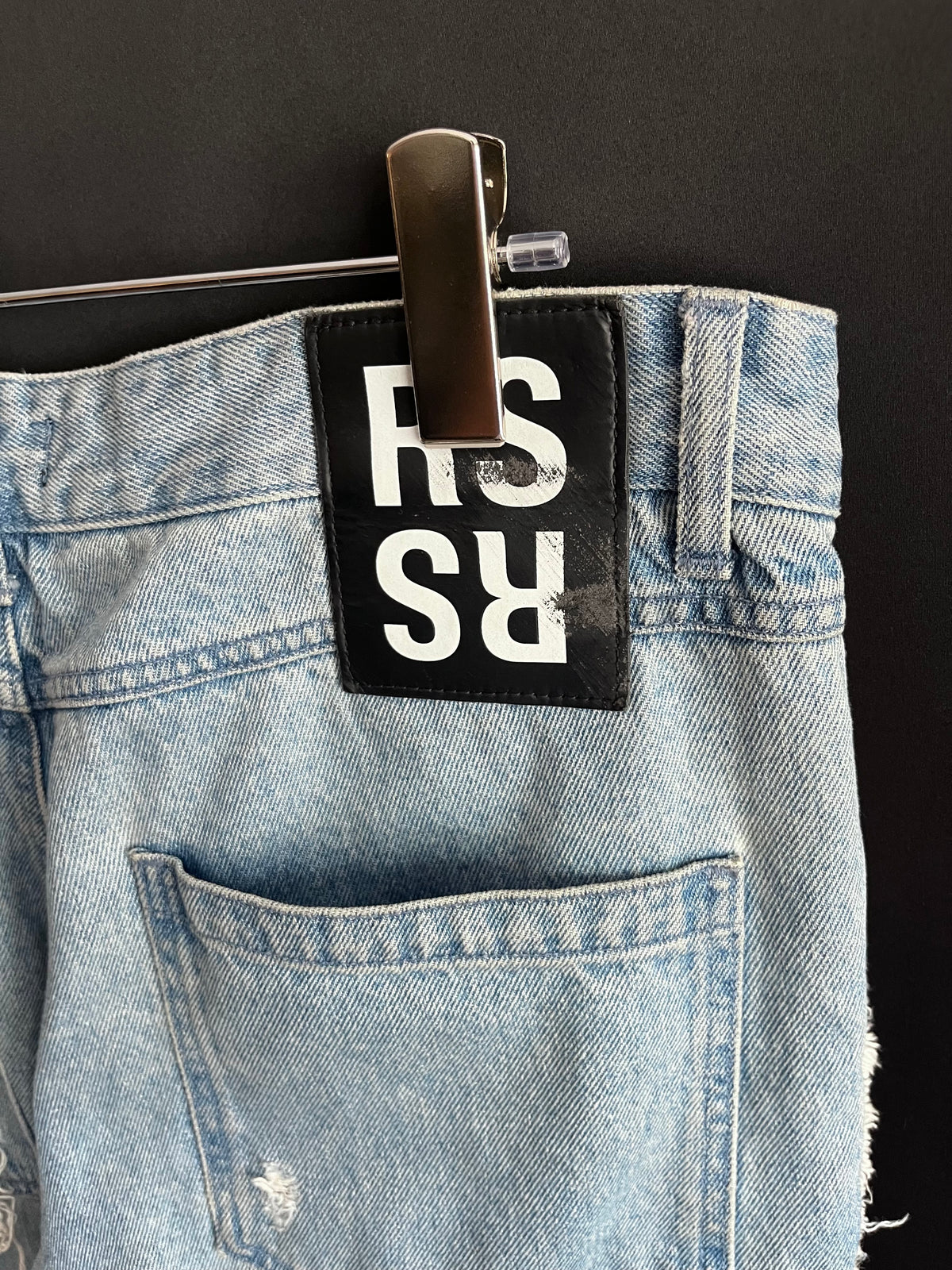 A/W19 Raf Simons Destroyed Relaxed Fit Denim