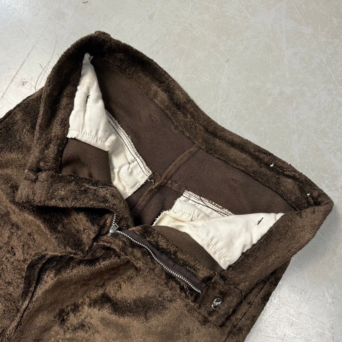 70s ‘Teddy Bear’ Fuzzy Handmade Flares (30W) image 3