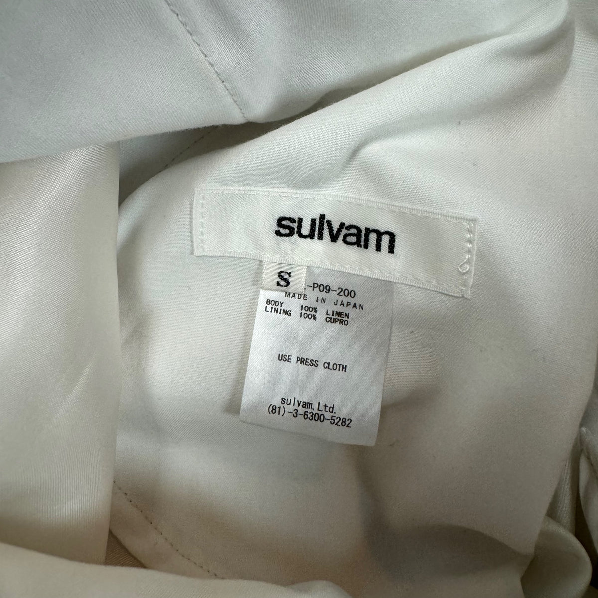 NWT Sulvam Linen Bondage Pants (30W x 33W) image 5