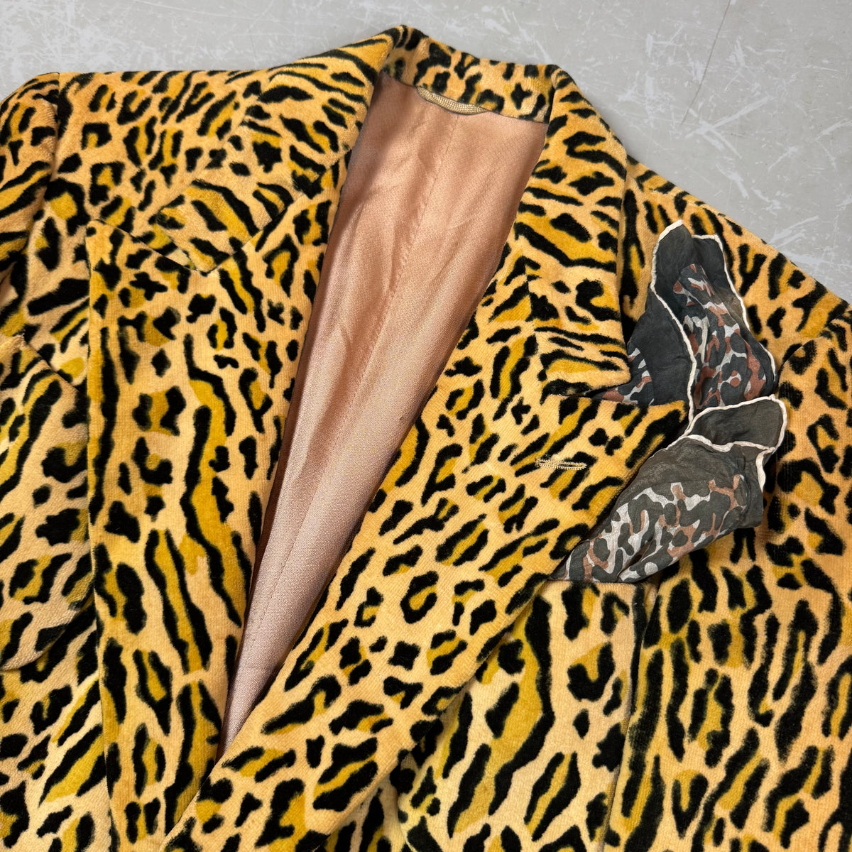 60s Leopard Print Blazer
