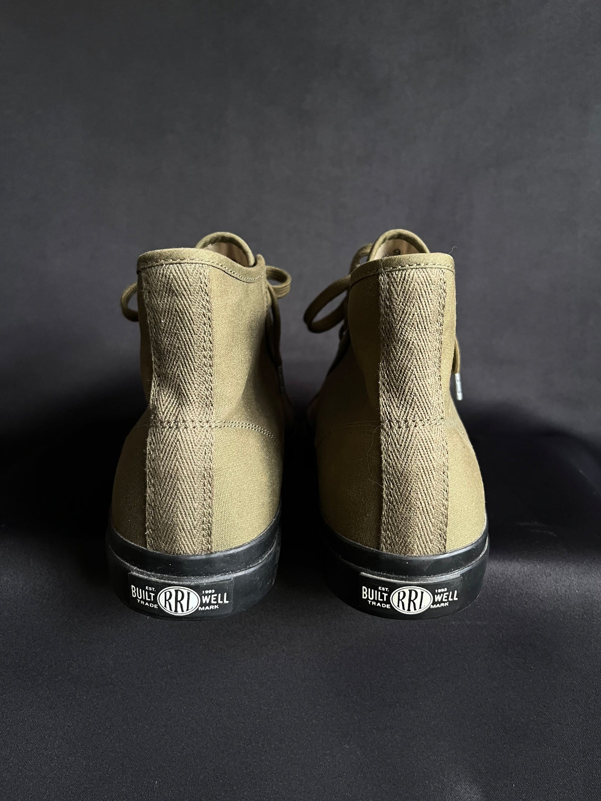 RRL Olive Mayport Canvas Sneaker (9US)