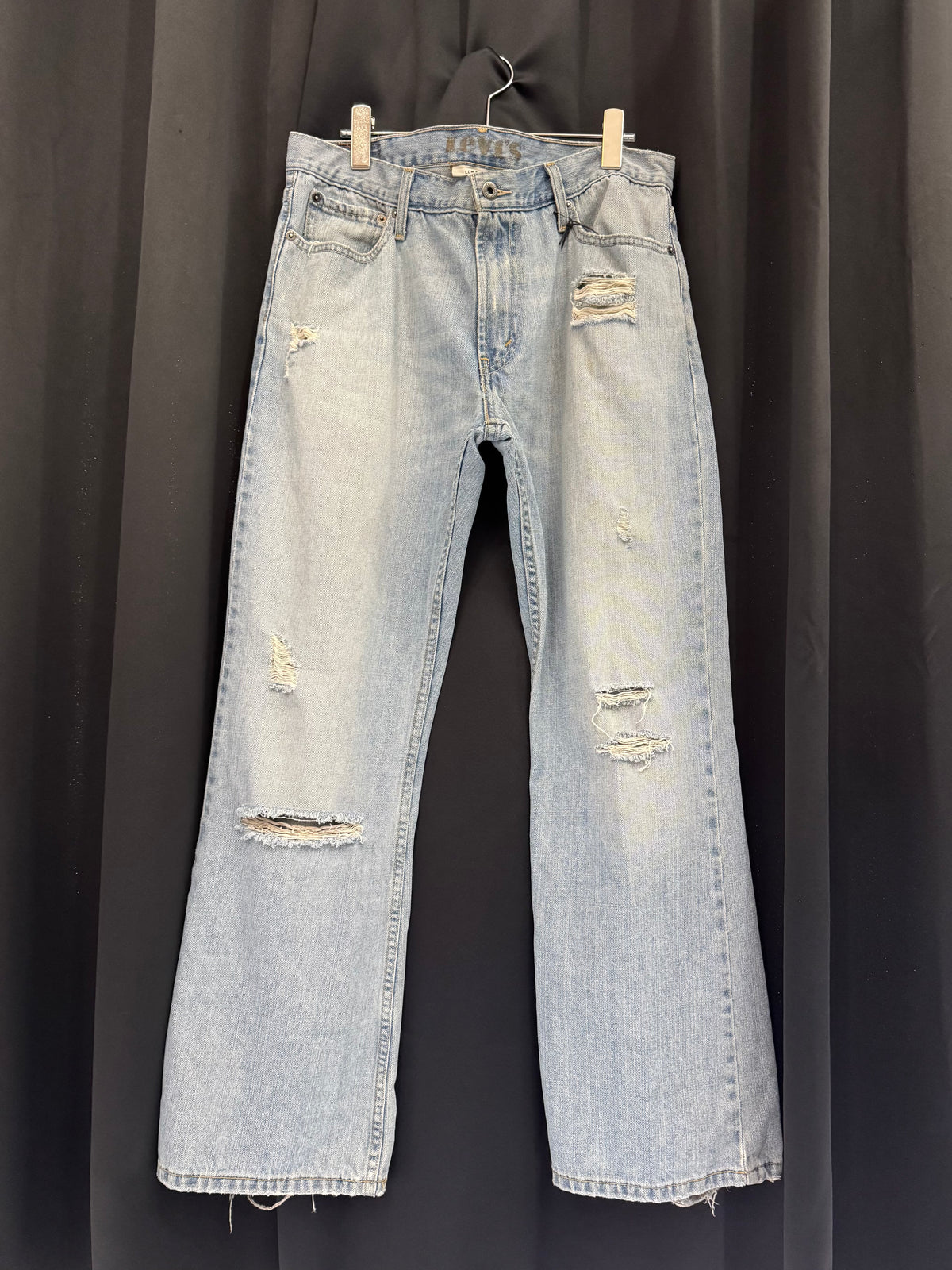 Y2K Levi’s 527 Boot Cut Distressed Flared Denim (34W)