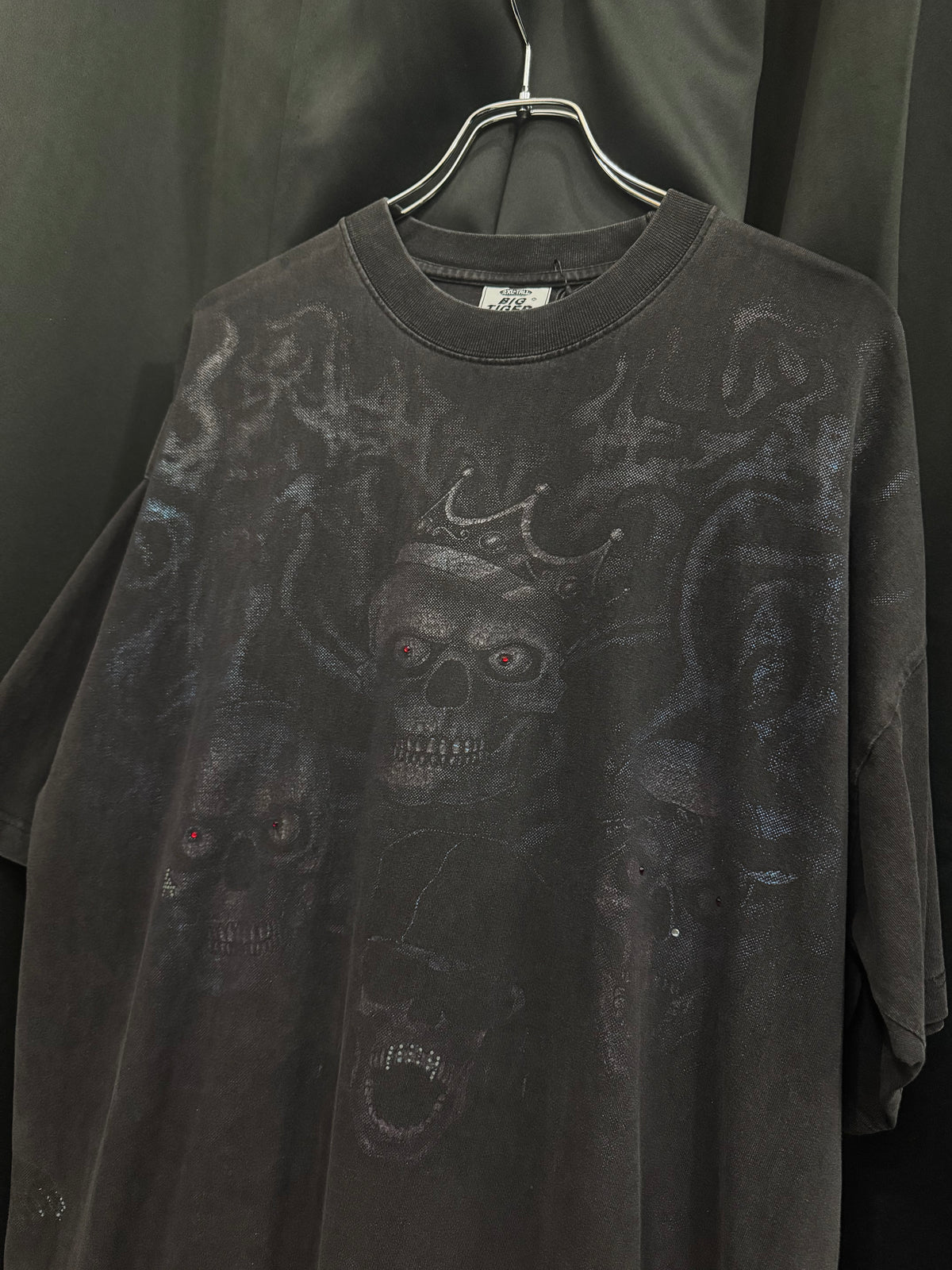 Y2K Red Eyed Skull AOP Tee (XXL)