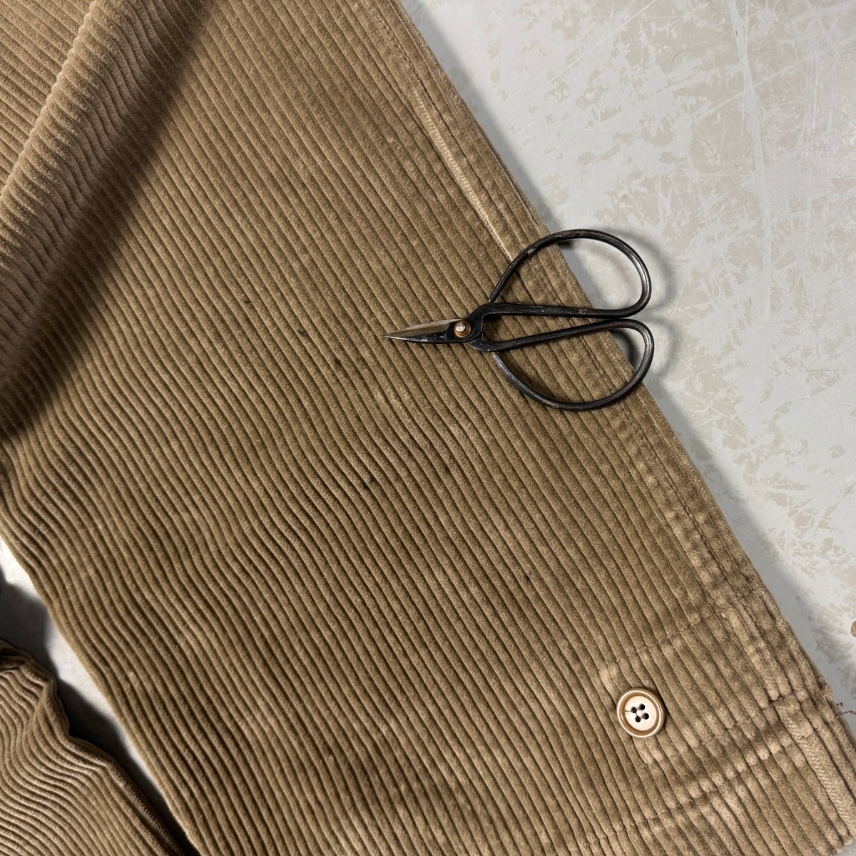 Prada Baggy Corduroy Snap Waist Pants (30-36W)