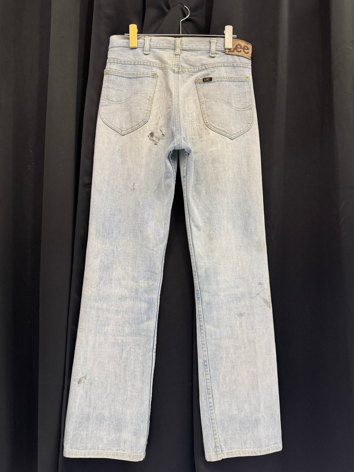 70s/80s Distressed & Repaired Lee Rider Denim (30W)