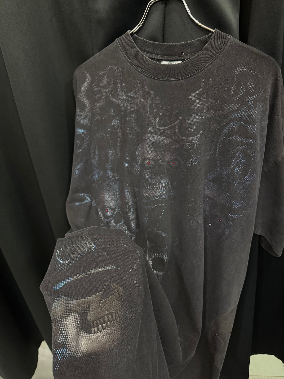 Y2K Red Eyed Skull AOP Tee (XXL)