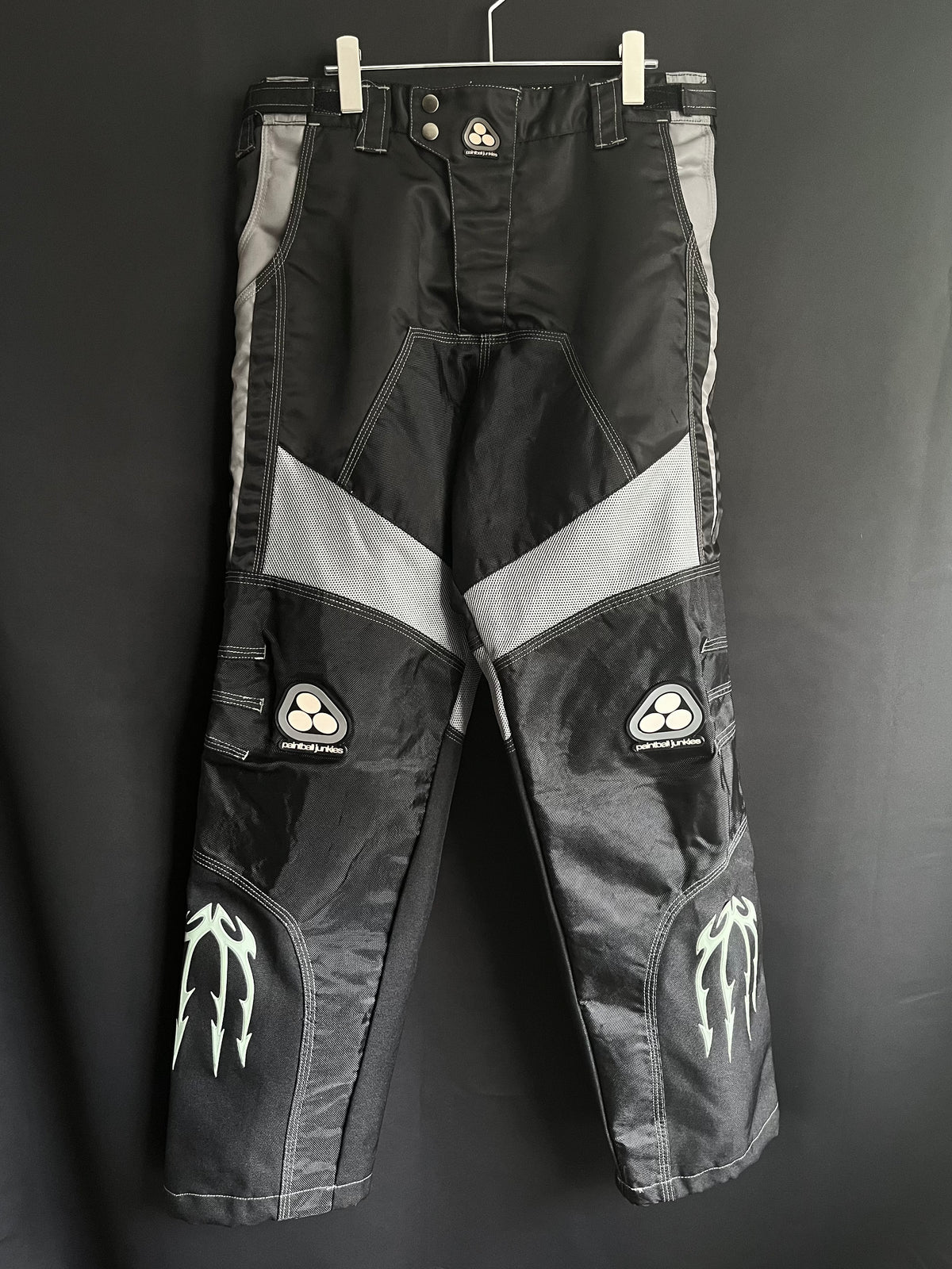 90s “Paintball Junkies” Moto Pants (35/36W)