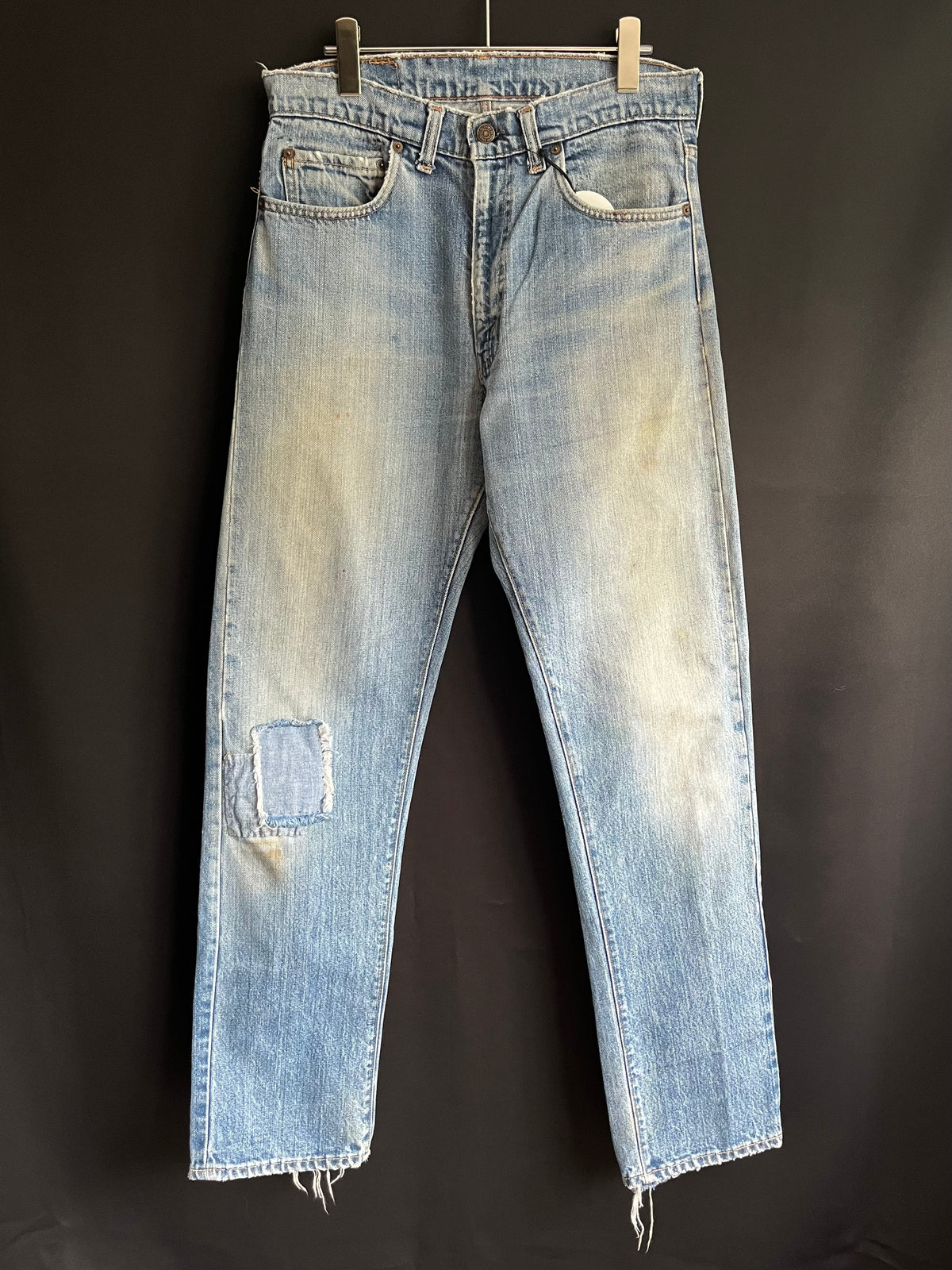 70s Levi’s 505 Patch Denim Single Stitched (32W)