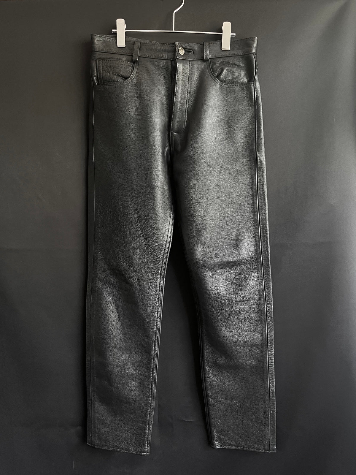Vtg Made In England Leather Pants (31W)