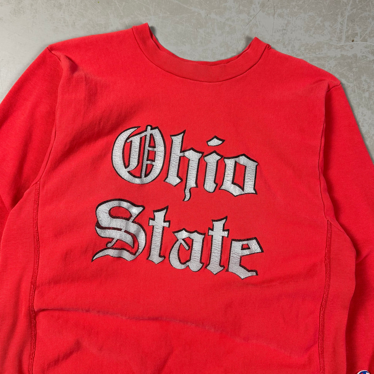 80s Ohio State Olde English Font Crewneck