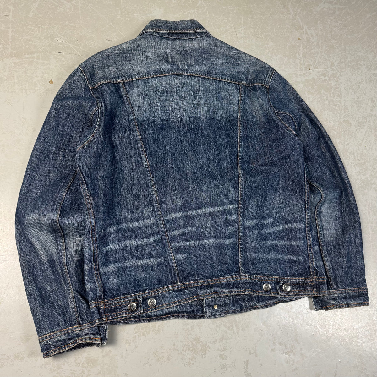 90s Walter Van Beirendonck Lightning Stitch 4 Pocket Denim Jacket