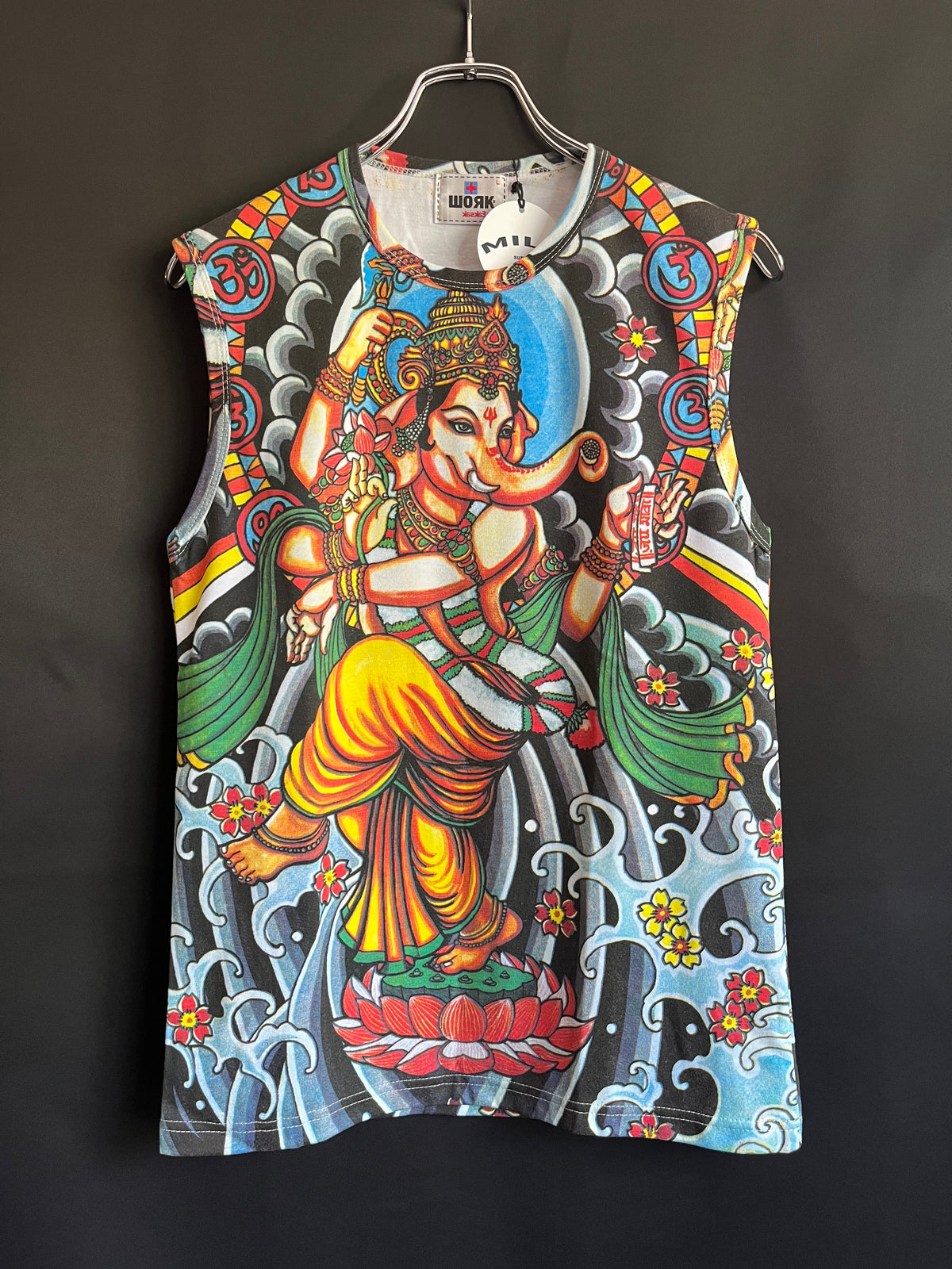 90s Ganesh Tattoo AOP Sleeveless
