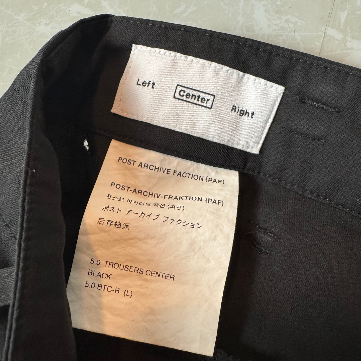 Post Archive Faction 5.0 “Center” Modular Pocket Trousers (32/33W)