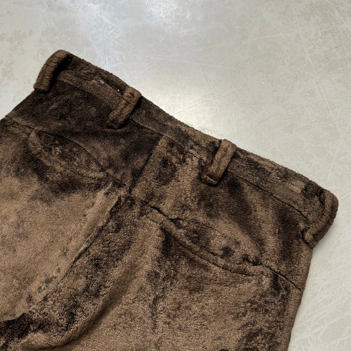 70s ‘Teddy Bear’ Fuzzy Handmade Flares (30W) image 4
