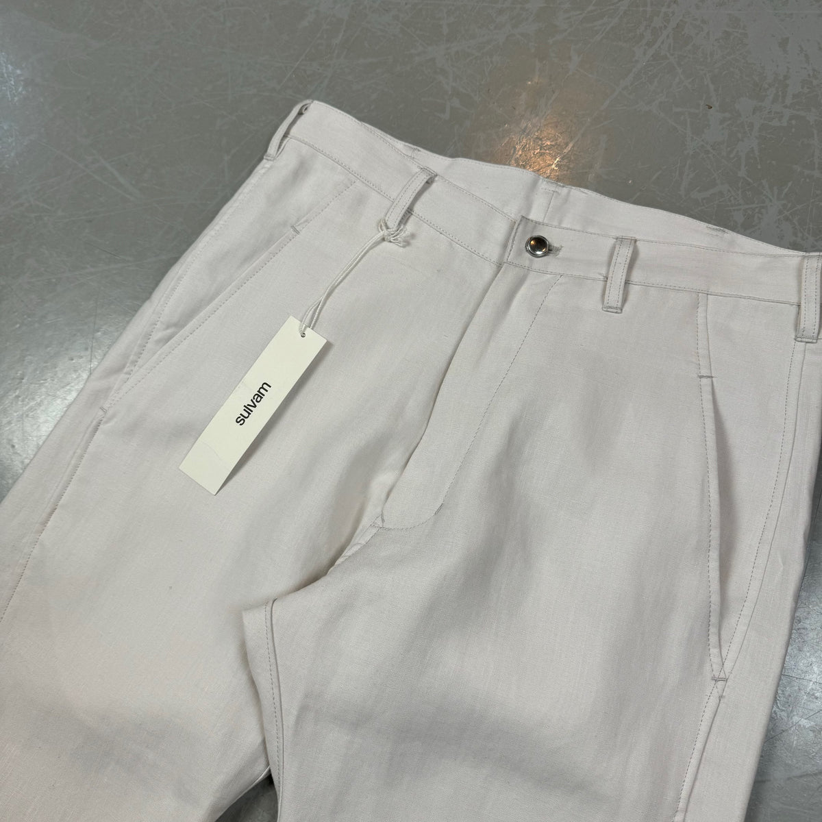 NWT Sulvam Linen Bondage Pants (30W x 33W) image 3