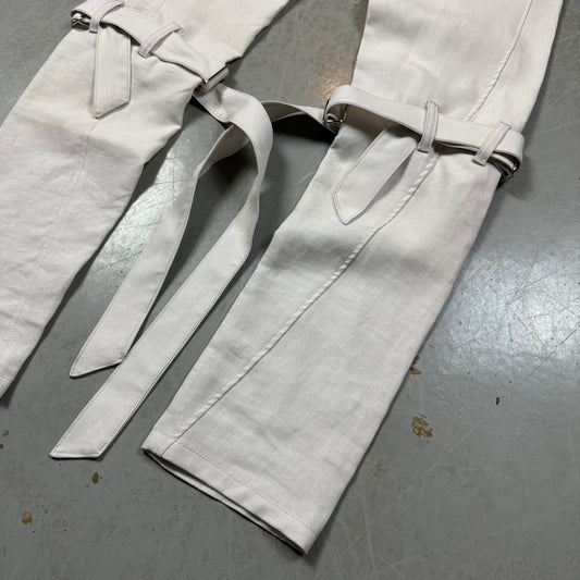 NWT Sulvam Linen Bondage Pants (30W x 33W) image 1
