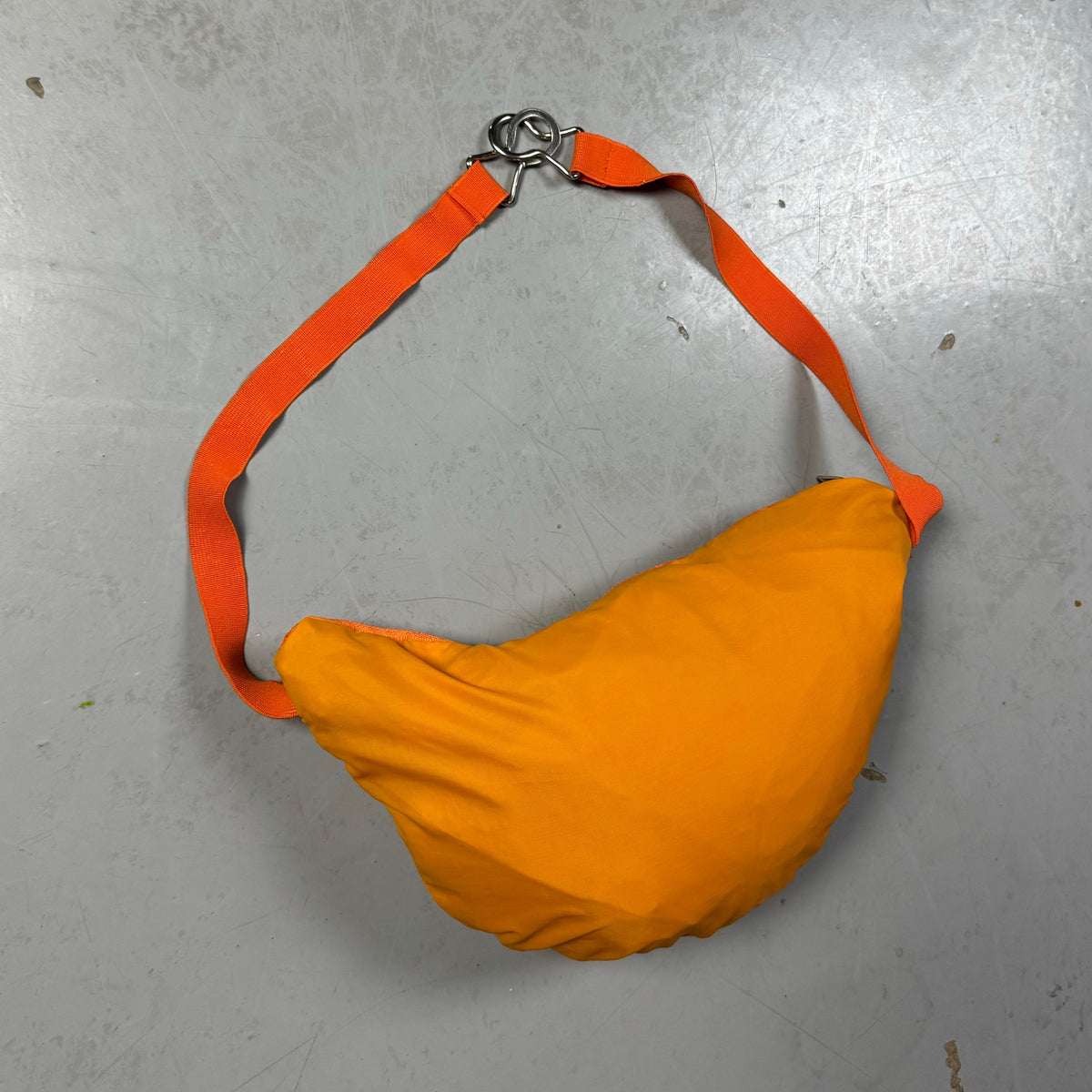 S/S 1999 Helmut Lang Packable Safety Orange Lightweight Hooded Jacket (M) image 2