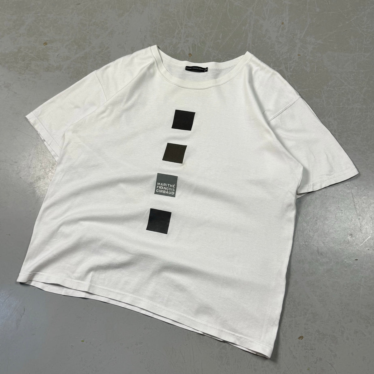 90s Girbaud Boxy Gradient Square Tee (S/M) image 0